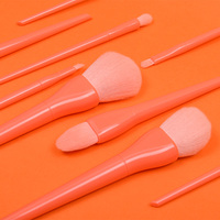 Ensemble de pinceaux de maquillage pour le visage Dongmei, 10 pièces, professionnels, écologiques, vegan, poils synthétiques de haute qualité
