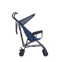 Poussette pliable fixe légère pour bébé et parapluie à baldaquin plat pare-chocs pour bébé