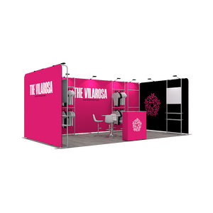 Le support accrochant d'habillement en aluminium léger rayonne la cabine d'exposition de panneau perforé - Product Image 1