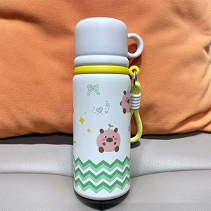 Bouteille d'eau isotherme personnalisée en acier inoxydable 316 pour femmes, motif dessin animé pour enfants, grande capacité, pour étudiants - Product Image 5