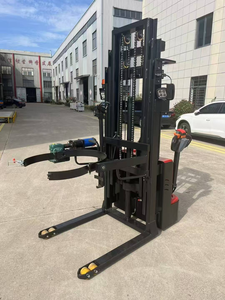 Certifié CE 350kg gerbeur de walkie 55 gallons chariot élévateur électrique élévateur à tambour chariot à tambour moteur de baril d'huile rotateur à 360 degrés" - Product Image 4