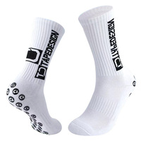 Chaussettes de football antidérapantes épaisses de performance sur mesure pour hommes, modèle Elite Soccer Grip, vente en gros