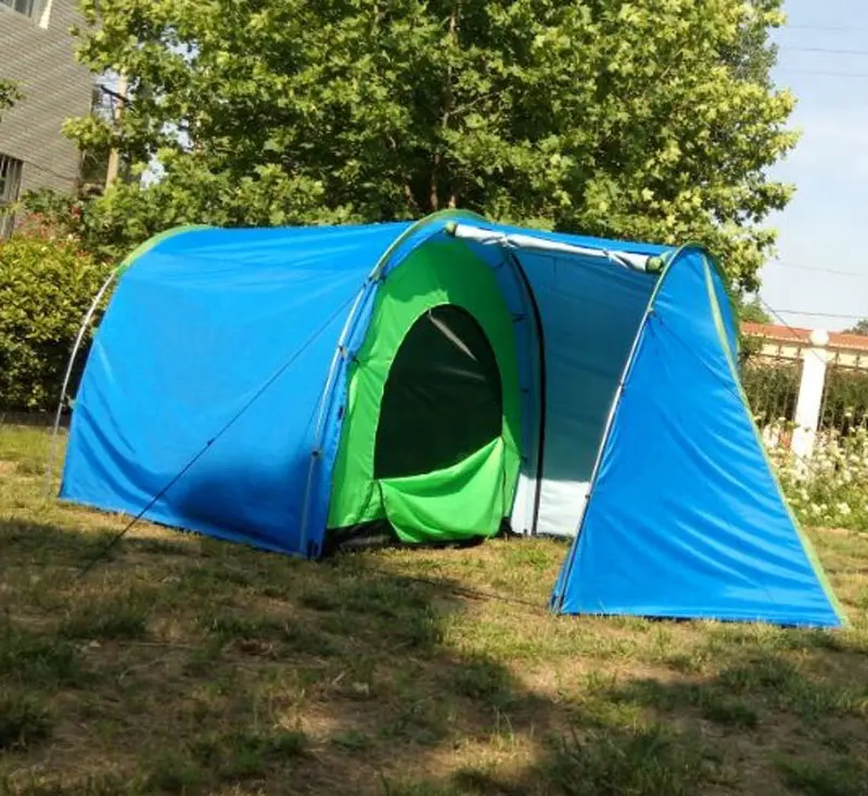 En çok satan Bivouac 3 kişi iki katmanlı 4 sezon su geçirmez kış sırt çantası tüneli kamp çadırları açık spor için