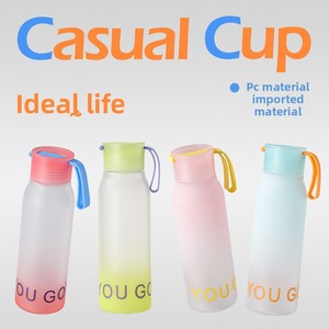 Nouvelle Sangle de Transport Élégante pour Gobelet <span class=keywords><strong>PC</strong></span>, Finition Givrée Mate Moderne et Minimaliste, Bouteille Sport Portable, Compatible Lave-Vaisselle, 580ml - Product Image 2