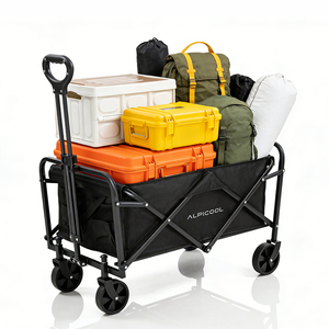 Alpicool <strong>Outdoor</strong> <strong>Garden</strong> Pull Trolley Collapsible Folding <strong>Cart</strong> Portable for Beach Camping - Product Image 2