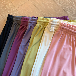 Pantalones casuales de primavera y otoño para mujer, estilo moderno, novedad, versátiles, con caída, rectos, holgados, de pierna ancha, largos. - Product Image 2