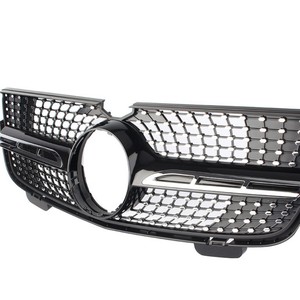 Parrilla Delantera para Mercedes-Benz Clase GL X164, Diseño Cielo Estrellado en Negro y Plata, Plástico ABS, 2007-2009 - Product Image 1
