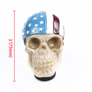 RASTP Skull Gear <b>Shift</b> <b>Knob</b> Plastic Ergonomic Car Accessory for Most Models SFN044 - Product Image 3