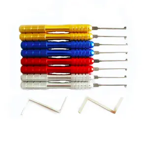 Huk 8 + 2 Kaba Unlock Tool Set Sleutels Verwijderen Buisvormige Eerlijk Key Lock Pick Voor Opening Sloten Slotenmaker Tool lock Pick Set