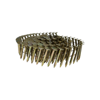 1-1/4IN clous de bobine de toiture en acier inoxydable électro-galvanisé finition galvanisée à chaud tige lisse Type pointe de diamant