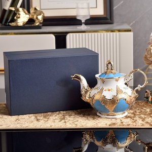 Offre Spéciale : Ensemble de café doré style palais européen, avec pot à lait et pot à sucre, idéal pour cadeau et maison - Product Image 2