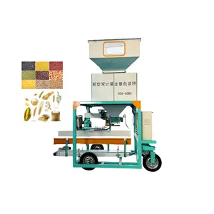 10-60KG/ bag agricultural corn rice particle weighing scale/sawdust particle packaging machine