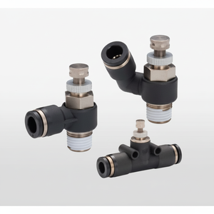 Pisco วาล์วเข็มเค้น PP (โพรพิลีน) PJNMU6รุ่น SUS304 - Product Image 1