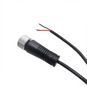 Кабель-удлинитель для датчиков M12, 2-контактный, тип A, прямой, авиационный, электронный, 300В, ПВХ, OEM/ODM на заказ - Product Image 1