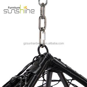 Silla Colgante de Mimbre Sintético con Forma de Gota de Agua, Modelo <span class=keywords><strong>Sunshine</strong></span> TF-9710/TF-9710L, Muebles de Exterior Modernos - Product Image 5