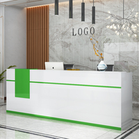 Bureau de réception extensible en bois moderne, directement de l'usine, pour hôtel, salle de sport, hôpital, salon de beauté et restaurant, mobilier de bureau