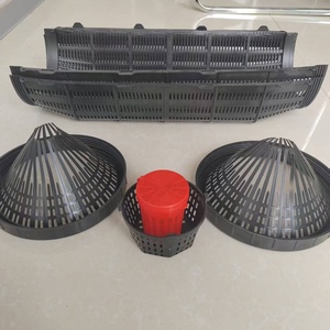 Cage à anguilles en plastique en gros, <span class=keywords><strong>panier</strong></span> de pêche réutilisable pour anguilles, loches, crevettes, écrevisses, matériel de pêche en rivière et en étang - Product Image 2