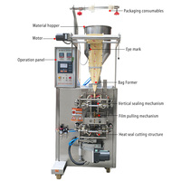 Machine d'emballage verticale automatique de sacs scellés à trois et quatre côtés pour pâte de tomate et shampooing multifonction