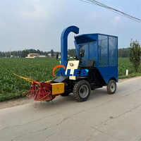 Mini ensileuse portative de petites fermes coupant la mini moissonneuse de maïs pour l'ensilage