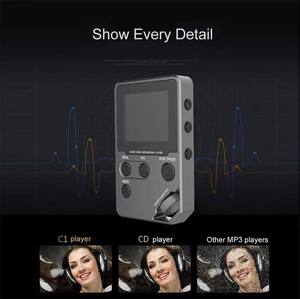 เครื่องเล่น MP3 ไฮไฟแบบไม่สูญเสียคุณภาพเสียง พร้อมระบบ 360 °   ล้อเลื่อนหน้าจอ, ขยายได้ถึง 128GB, ช่องเสียบหูฟังคู่ และวิทยุ FM - Product Image 5