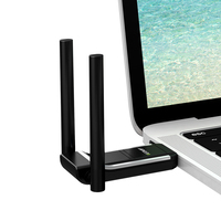 Heeda — carte réseau sans fil RTL8812BU, haute vitesse, Dongle USB, adaptateurs WiFi, avec antenne externe pour PC, ac1200 mbps