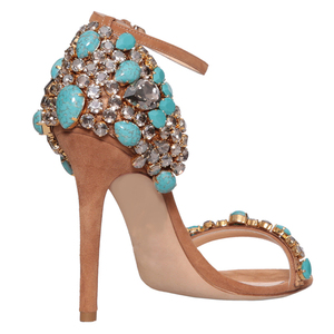 Sandales à talons hauts pour femmes, style classique, avec décorations en cristal, prix d'usine, pour l'été - Product Image 4