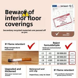 Revêtement <span class=keywords><strong>de</strong></span> sol <span class=keywords><strong>PVC</strong></span> auto-adhésif pour rénovation <span class=keywords><strong>de</strong></span> vieilles maisons, pose directe, épais, imperméable, <span class=keywords><strong>tapis</strong></span> <span class=keywords><strong>de</strong></span> sol commercial imitation bois - Product Image 4