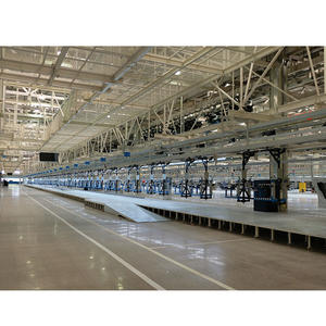 बड़े पैमाने पर वाणिज्यिक भवन निर्मित अनुकूलन मॉड्यूलर स्टील संरचना आधुनिक कार्यशाला रेलवे स्टेशन - Product Image 4