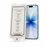 Protection d'écran en verre trempé mat Ultra Grip Guard pour iPhone 17 16 15 14 13 12 Pro Max avec kit de dépoussiérage