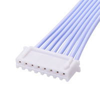 Câble plat équivalent à un faisceau de câbles Dupont 1,25 mm de pas, 8 broches, style JST GH, isolé en nylon, pour applications de drones, FPV, modèles RC