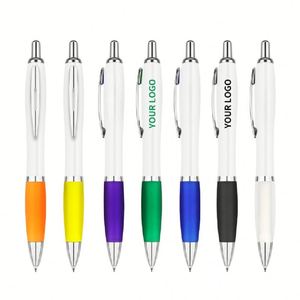 23 Hot Selling Custom Logo Click <b>Pen</b> Wholesale School Ballpoint <b>Pens</b> <b>Cheap</b> Plastic Promotional Ballpoint <b>Pen</b> With Custom Logo - Product Image 1