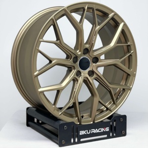 Rines Deportivos de Aleación de Bronce Personalizados Bku18 19 20 21 22 Pulgadas Forjados 5x120.65 para Chevrolet <span class=keywords><strong>Corvette</strong></span> C6 C5 C7 C8 C4 <span class=keywords><strong>ZR1</strong></span> Z06 - Product Image 2