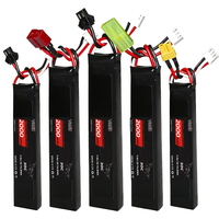 Baterai Drone Lithium Polymer Leadyo 1400mAh 2S 25C 7.4V Isi Ulang dengan Perlindungan BMS Terintegrasi 1000 Siklus