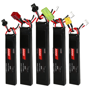 1400mAh 2S 25C エアソフトガンバッテリー リポバッテリー 2S 7.4V 1400mAh 充電式リチウムソフト弾ガンバッテリー - Product Image 4