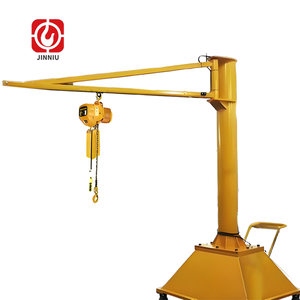 कम कीमत 3 टी मिनी घूर्णन जीब क्रेन स्लीविंग निर्माण जिब क्रेन - Product Image 4