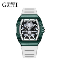 Montre de luxe pour homme Bonest Gatti, étanche, en acier inoxydable, automatique, BG9904-A1