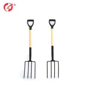 148 China factory for gardening farming steel wooden handle Tine Manure Bedding Fork