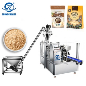Machine d'emballage préformée intelligente avec pochette à fermeture éclair pour acides aminés, albumine, vitamine BBQ, curcuma, maca, poudre de protéine - Product Image 1