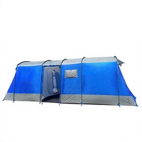 Tente de camping pliable quatre saisons pour 8 personnes, respirante, imperméable, double couche, grande tente familiale pour le glamping en plein air