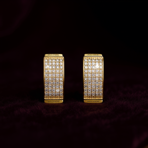 Orecchini Georgina Nikole con Diamanti, Oro Massiccio 18K, Taglio Brillante Rotondo, Colore G, Diamanti Naturali, Lussuosi per Uso Quotidiano Femminile - Product Image 2