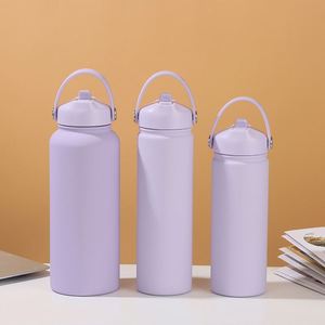 Large-capacity Portable Insulated Water <b>Bottle</b> with Handle, Portable Hot and Cold Drink Cup - Product Image 3
