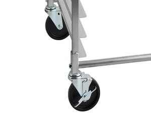 Stainless Steel Double Row 16 Level GN1/1 <b>Racking</b> Trolley, Commercial Mobile GN Tray <b>Storage</b> Cart <b>for</b> Bakery Catering Restaurant - Product Image 5