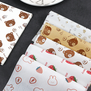 Tùy chỉnh in bánh sandwich Burger không thấm mỡ giấy gói thực phẩm lớp bánh hamburger bánh mì Deli mỡ bằng chứng giấy với logo - Product Image 3