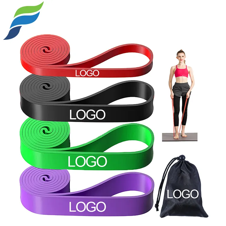 Amazon Indoor Muscle Strength Building Body Training Resistance Bands Elastic Pull Physical Fitness Loop