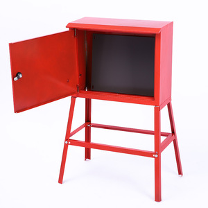 Red Floor <b>Standing</b> Power Distribution Box 380V IP54 Construction Site Outdoor Use - Product Image 3