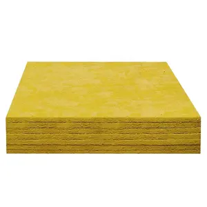 High Quality Sound Proof Faced Fiber Glass Wool Thermal Insulation Glass Wool Roll Board Price For Wall Panel