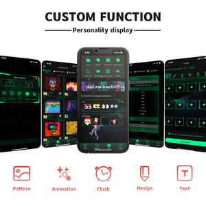 Pegatinas de ojos LED flexibles para exteriores a prueba de agua LOY IP65 con animación para publicidad de automóviles en parabrisas y uso de elevador de ventana - Product Image 3