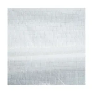 Tissu hydrofuge tissé uni ripstop 100% nylon teint pour vêtements, membrane laminée, tissu imperméable