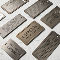 Insigne personnalisé en laiton gravé au laser plaques en laiton plaque signalétique en aluminium anodisé logo étiquette ss plaque signalétique en métal en acier inoxydable