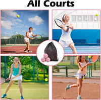 Balle de padel en caoutchouc naturel de laine professionnelle de haute qualité balle de tennis de vente de fabricant de logo personnalisé